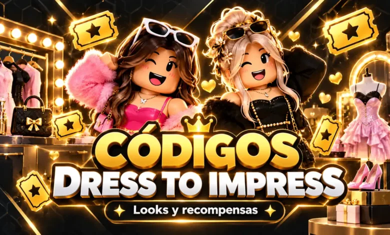 Portada sobre códigos de Dress to Impress y cómo canjearlos